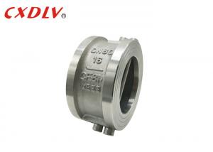 China Wafer Type Double Disc Swing Check Valve , Stainless Steel Check Valve Metal Seat wholesale