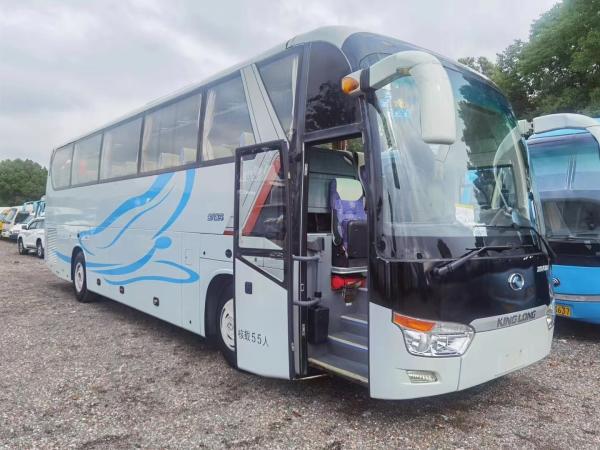 Used Tour Bus 55 Seats Coach Bus Kinglong XMQ6128 With Diesel Engine Luxury