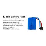 Best Quality Lithium ion battery pack 18500 3.7v 1100mah for Electric Folklifts