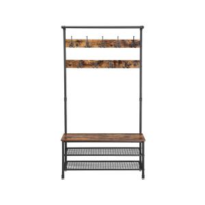 China Hallway Coat Storage Rack for Sale, Vintage Storage Coat Rack, Entrance Coat Stand, UHSR47BX wholesale