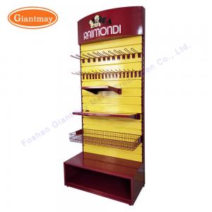 China Shop Stand Slatwall Shelf for Products Seed Display Rack on sale