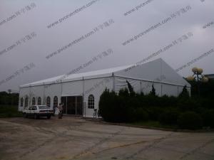China Customized Width Aluminum Frame and PVC White Cear Span Badmintion Tents for Outside Sport Events wholesale