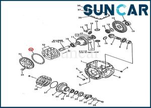 China 417-33-11430 Gearbox Repair Seal Ring WA100-1 WA120-3 Loaders Komatsu Replacement Seal wholesale
