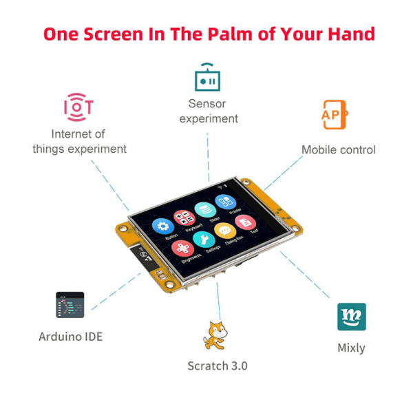 3.5-inch ESP32 Development Board with 320*480 Resolution Smart Display Screen Featuring WiFi and Bluetooth