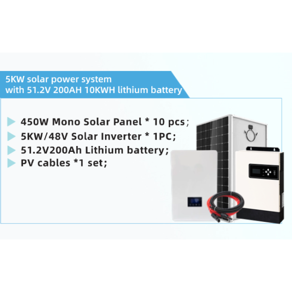 5KW Photovoltaic System Home Full Set