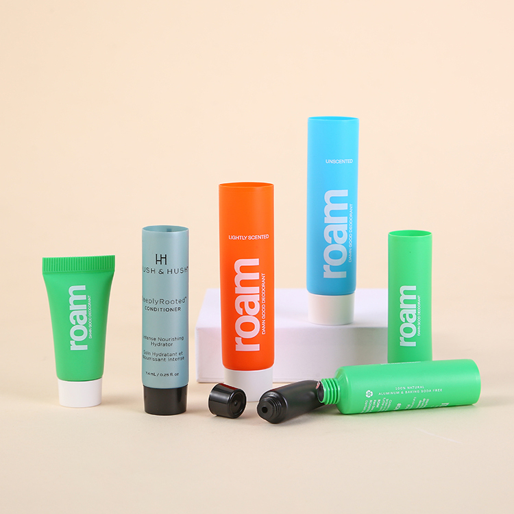 Industrial Cosmetic Oval Lotion Bar Stick Refillable Plastic Purple Lipbalm Tube Twist up Deodorant Container 5g 15g 20g
