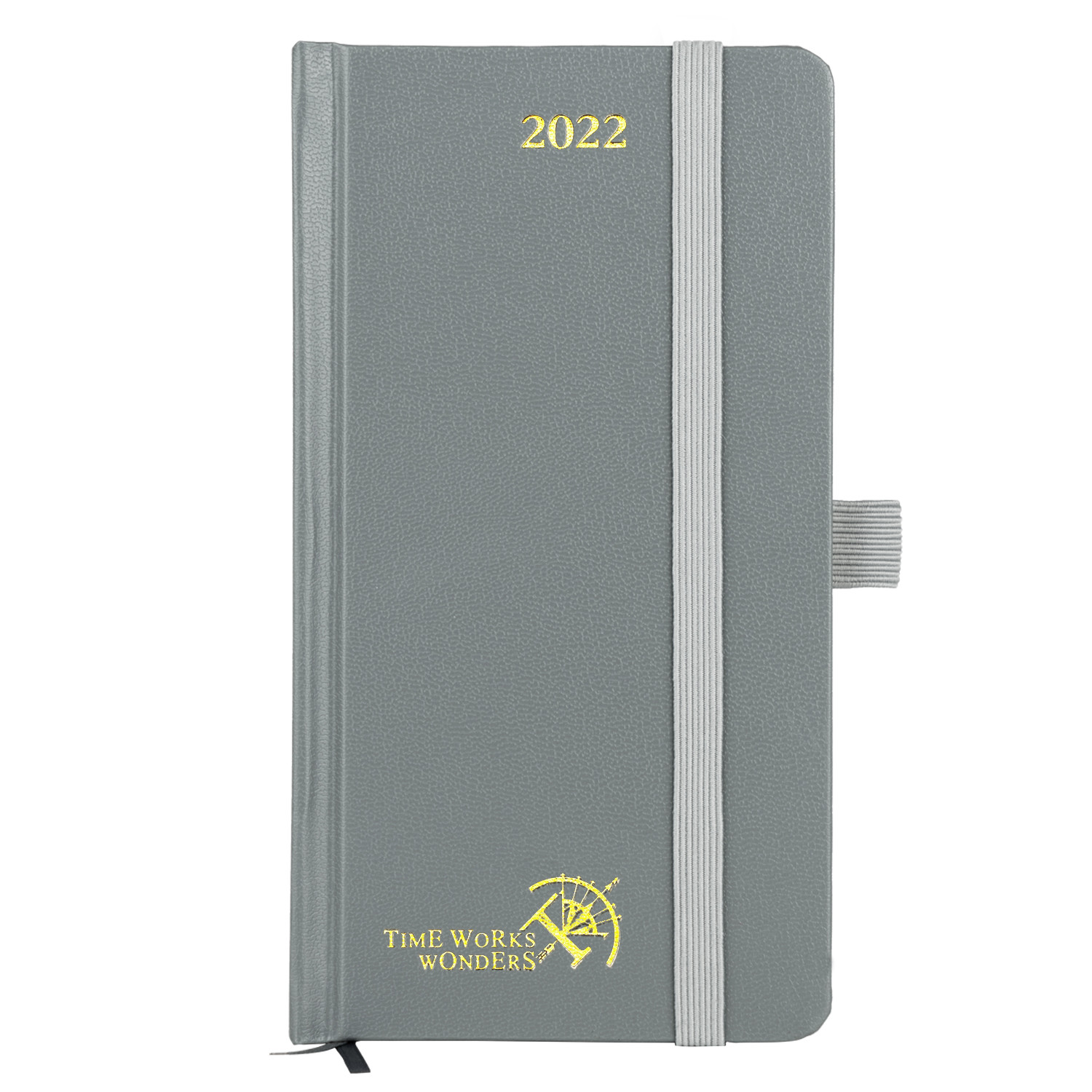 6.3''X4.3'' Traveller Vertical Layout Planner Custom Grey Hardcover