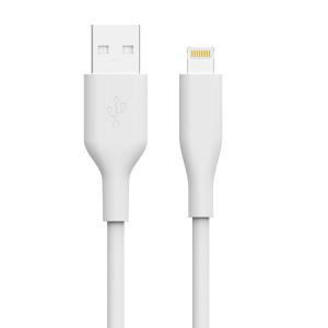 China Durable PVC Fiber ROHS USB Lightning Charging Cable Explosion Proof wholesale