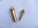 Yellow Zinc M12 Sleeve Anchor Bolt Iron Material With Hex Flange Nut / Flat