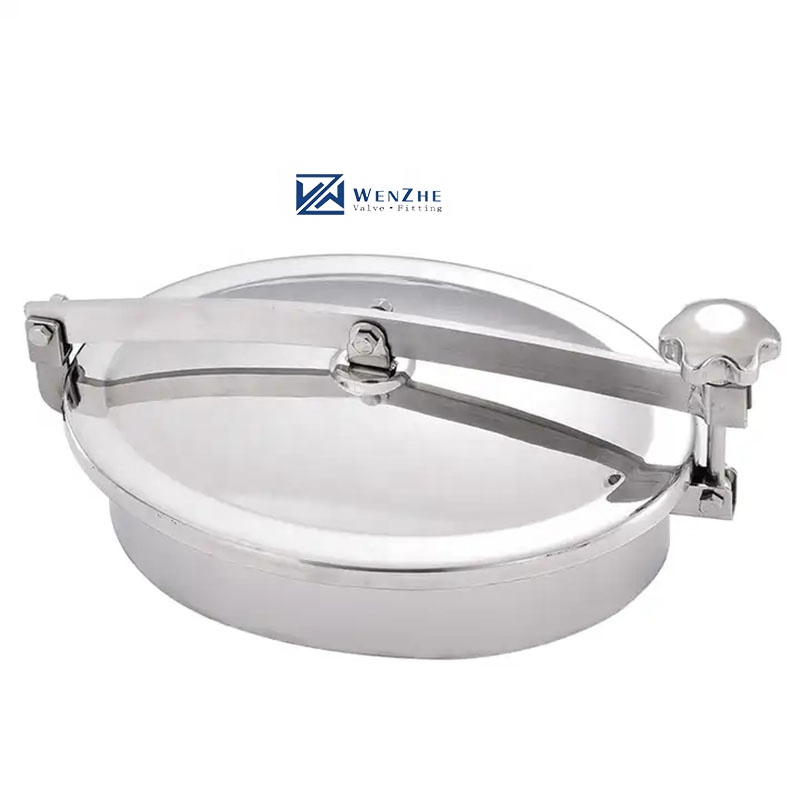 Mini Type Manhole Oval Cover without Pressure Tanks for Stainless Steel 304 316 316L