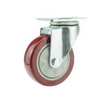 Rotating Wheel Furniture Fittings Threaded Type Stem Rubber Trolley Furniture