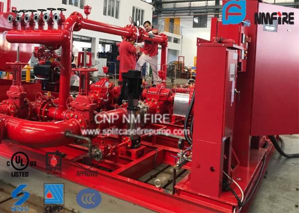 UL FM Approved Skid Mounted Fire Pump 3500GPM@140PSI For Oil Repositories