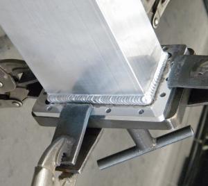 China TIG Welded Aluminum Square Tube CNC Machining Parts For Aluminum Bracket Parts wholesale