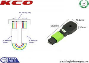 China Network Fiber Optic Loopback Plug Attenuator 1 - 20 dB for 40G 100G QSFP on sale