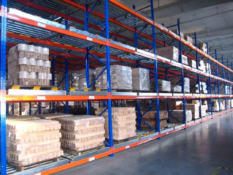 Gravity Storage Racking  Warehouse Gravity Pallet Rack Pallet Flow Rack