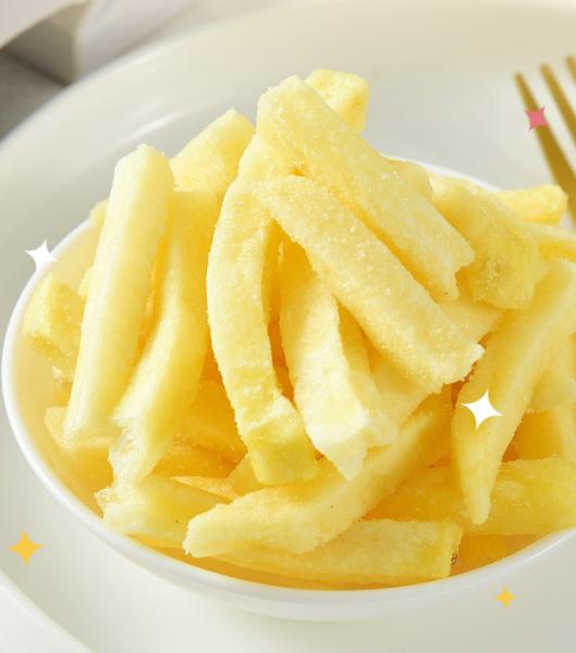 Hot Sale French Fries Dehydrated Dried Vegetables Vacuum Fried Crisp Potato