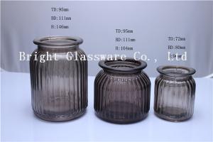 China spray color glass candle jar wholesale wholesale
