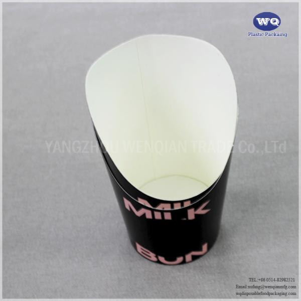 Custom Printed Paper Potato Fries Paper Box Disposable,Take-Out Portable Paper
