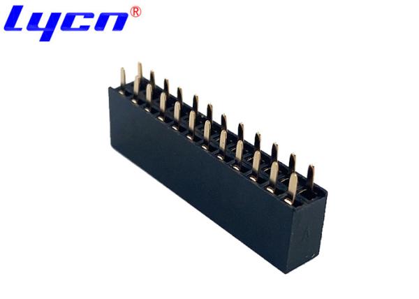 Current Rating 3.0A Female Header Connector 2.54 mm Pitch U Terminal Height 8