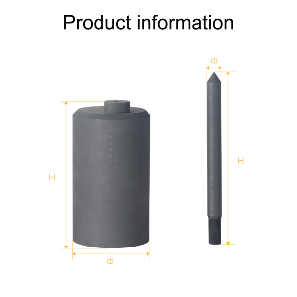 Graphite Casting Crucible & Stopper For VPC066