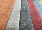 260gsm Upholstery Sofa Fabric , Home Textile Plain Woven Linen Fabric