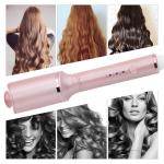 FCC PTC Anti Scald Automatic Curling Iron Wand Ceramic Rotating Barrel Hair