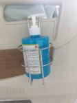 Anti-corrosion Hand Sanitizer Hanger Disinfectant Bottle Hook Wall Rack Special