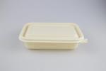 The new design of take-out food packaging lunch box corn starch 500ml rectangula