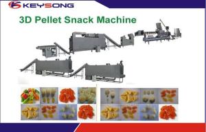 China Indutstrial Snack Food Extruder Machine , High Performance 3d Pellet Snack Machine wholesale