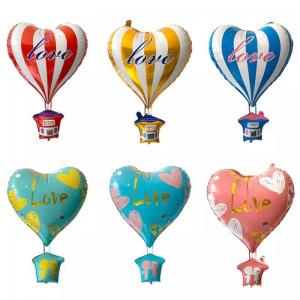 China Wholesal 2022 hot 22 Inch 4D Love Heart Shaped Balloon Hot Air balloon Foil Boda Globos For Wedding Valentines Day Party on sale