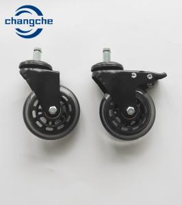 China PU Polyurethane Caster Wheels Stem Mount Casters 2 Inch For Mobile Scaffold on sale