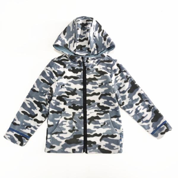 100% Polyester Shell Material Boys Hooded Winter Coat with Cotton Lining and