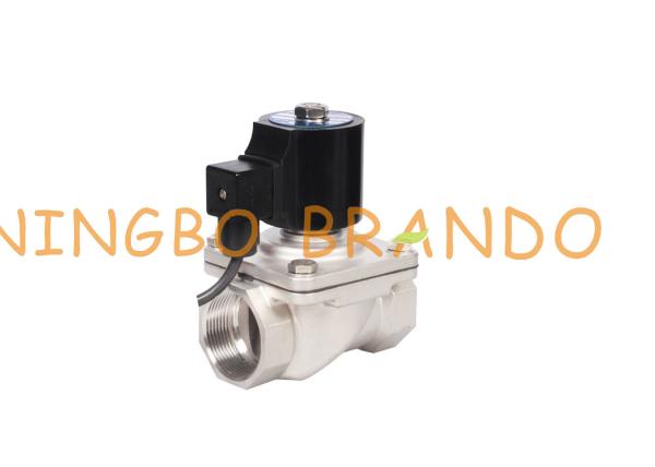 Waterproof IP68 Stainless Steel Solenoid Valve For Fountain 1/2'' 3/4'' 220V AC