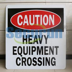 China HEAVY EQUIPMENT CROSSING Sign wholesale
