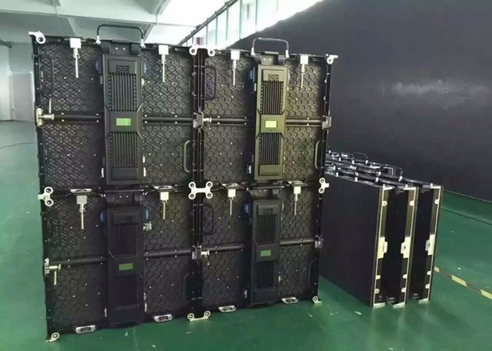 P4.81 Full Color Outdoor Rental LED Screen 16 Bit 6500cd/Sqm Advertising Video Wall
