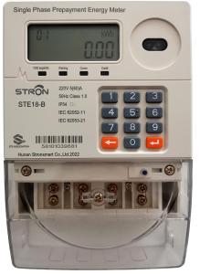 China Prepaid Anti Tamper Single Phase Energy Meter Ingress Protection IP54 Waterproof wholesale