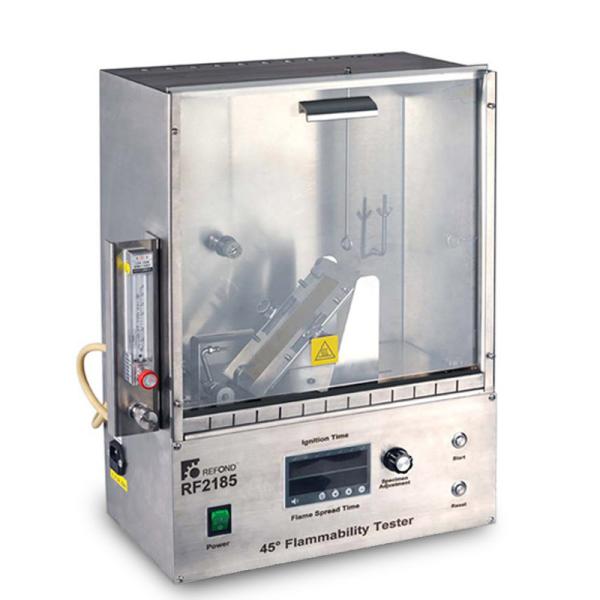 REFOND Safety Fabric Flammability Testing Machine , 45 Degree Automatic