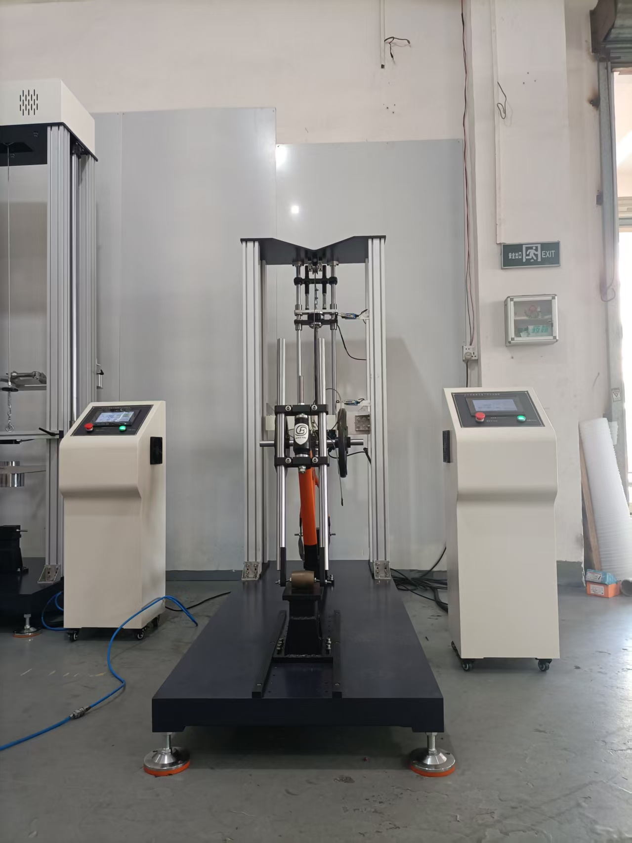 Bicycle Front Drop Impact Testing Machine Bicycle Frame Forward Drop Impact Durability Testing Equipment
