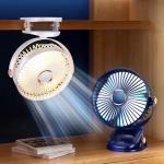 175*112*210MM Personal Clip Fan High Wind Speed and USB Rechargeable for