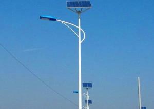 China Painting 9M Galvanized Street Light Poles SS41 Steel Lamp Post Support Column For Road wholesale