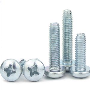 China Carbon Steel Thread Forming Screws GB6560 Cross Recessed Pan Head Screw With Zinc Plated wholesale