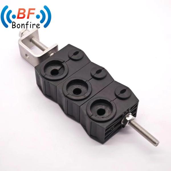 Plastic Feeder Clamp for Heliax Cable 1/2" Ldf4-50A 3 Holes Per Holder OEM/ODM