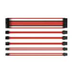 Power Supply Extension Cable ATX Braided Sleeved Extension Power Cable Kits 30cm