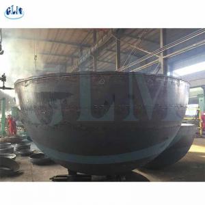 China 30mm Cast Iron Hemispherical Dish End Ss316l Pressure Vessel Half Sphere Fire Pit wholesale