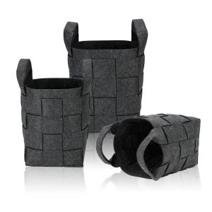 China Factory Direct Supply Fashion Wool Felt Bast Storage Bin wholesale
