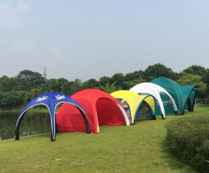 China Attractive Inflatable Advertising Tent Easy Assemble Fire Retardant Light Weight wholesale