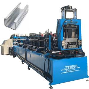 China Standard 80-300 Mm CUZ Purlin Machine For GI MS wholesale