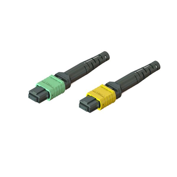 High Precision MPO Fiber Optic Connector 3.5mm Multimode / Single Mode Fiber