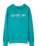 Letter Pattern Casual Pullover Sweater Hoodies With 3D Print Eager Logo
