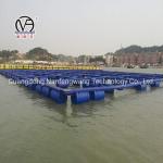 HDPE Aquaculture Pontoon Buoy Fish Cage Diameter 10m 60m For Farming Machinery